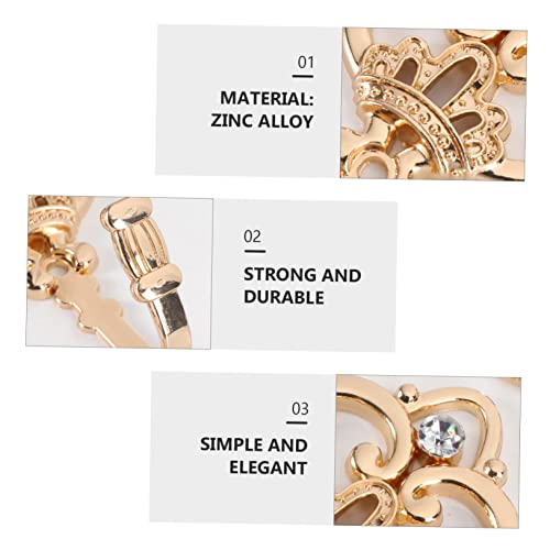 Gancho de pared rústico con borlas de madera pack de 3 pares para cortinajes 6