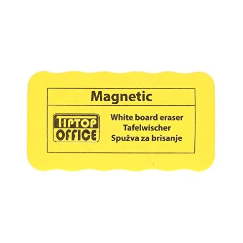 TTO Whiteboard Eraser with Magnetic Core 110 x 57 x 25 mm Yellow Cover