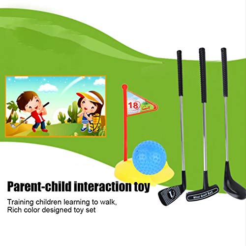 Conjunto de golfe, Conjunto de brinquedos de golfe para ambiente interno, incluindo 6 bolas de golfe