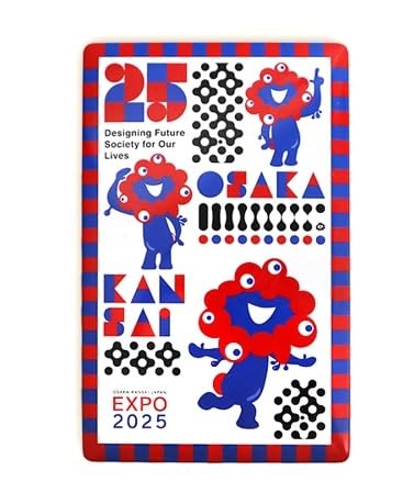 大阪万博 EXPO osaka 関西万博 2025 10枚入り ミャクミャク プリント クッキー缶 パッケージサイズ約 10×16×6cmのサムネイル