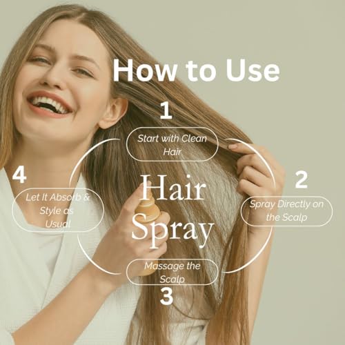 Image of Khadi Utkrisht Pure Rosemary Hair Spray for Regrowth & Scalp Care | Lightweight Hair Tonic Spray for Shine, Strength & Volume - 100ML