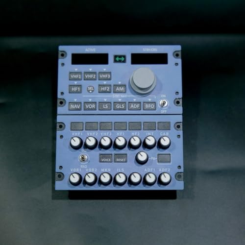 Image of Toyvanta A111 A32X /A33X /A35X RMP-ACP Panel - 1:1 Scale Radio & Audio Management Control for MSFS 2020 /2024 & X-Plane 12 - Backlit Metal Housing, Compatible with FBW, iniBuilds & Toliss