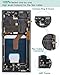 OLED for Samsung Galaxy S22 Ultra 5G LCD for Galaxy S22 Ultra 5G Screen Replacement for Samsung S22 Ultra 5G Smaller Display Area Digitizer Touch Screen Assembly Repair Kits with Frame