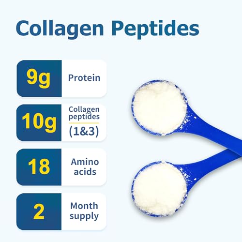 Zammex Premium Collagen Peptides Powder Unflavored,Hydrolyzed Proteins Types I & III, Supports Hair, Skin, Nails, Joints, Grass Fed, Non-GMO, Gluten-Free,Paleo & Keto Friendly,60 Servings - Image 6