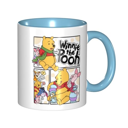 くまのプーさん マグカップ 330ml ティーカップ コーヒーカップ カップ セラミック Mug Cup 軽量 直接ドリップ おしゃれ かわいい 電子レンジ対応 グッズ オフィス 家用 プレゼント