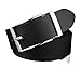 SDFFGHJ Pin Buckle White Genuine Leather Waistband Casual Fashion Men Belts Classic Designer Waist Strap(100cm,Black Gray buckle)