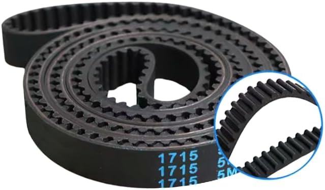1pc 1165-5M-25mm High-torque Chloroprene Rubber Timing Belts(1165-5M-25mm)