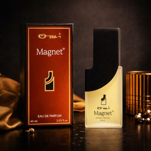 Image of OSSA Magnet Eau De Parfum I Perfume for Men & Women I Long-Lasting Fragrance | Ideal Gift for Birthdays, Anniversaries & Special Occasions | All-Season Unisex Perfume (Magnet 60ML)