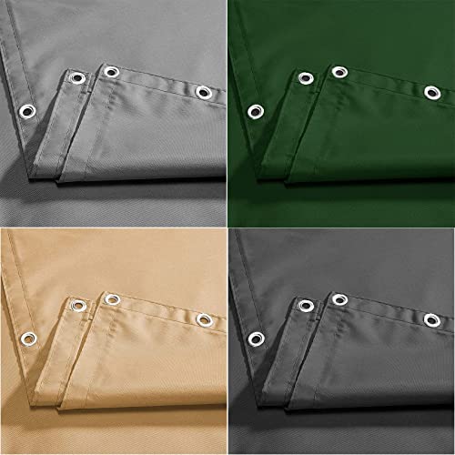Voile d'ombrage Aluminet anti 98% UV bâche thermique or contre le vent