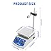 ANZESER Magnetic Stirrer Hot Plate w/Stir Bar,100-2000rpm Magnetic Hotplate Stirrer, 180W Heating Power Hot Plate Stirrer, Max 520℉ Hot Plate with Magnetic Stirrer