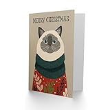 Zoom IMG-1 artery8 christmas card grey ragdoll Zoom IMG-1 artery8 christmas card grey ragdoll