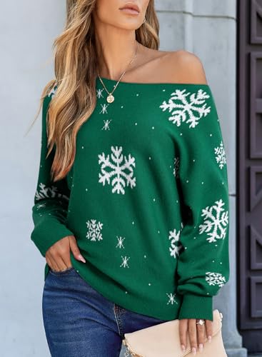 Image of EVALESS Casual Crewneck Sweaters for Women Fall Winter 2026 Lightweight Long Batwing Sleeve Pullover Sweaters Tops Clothes