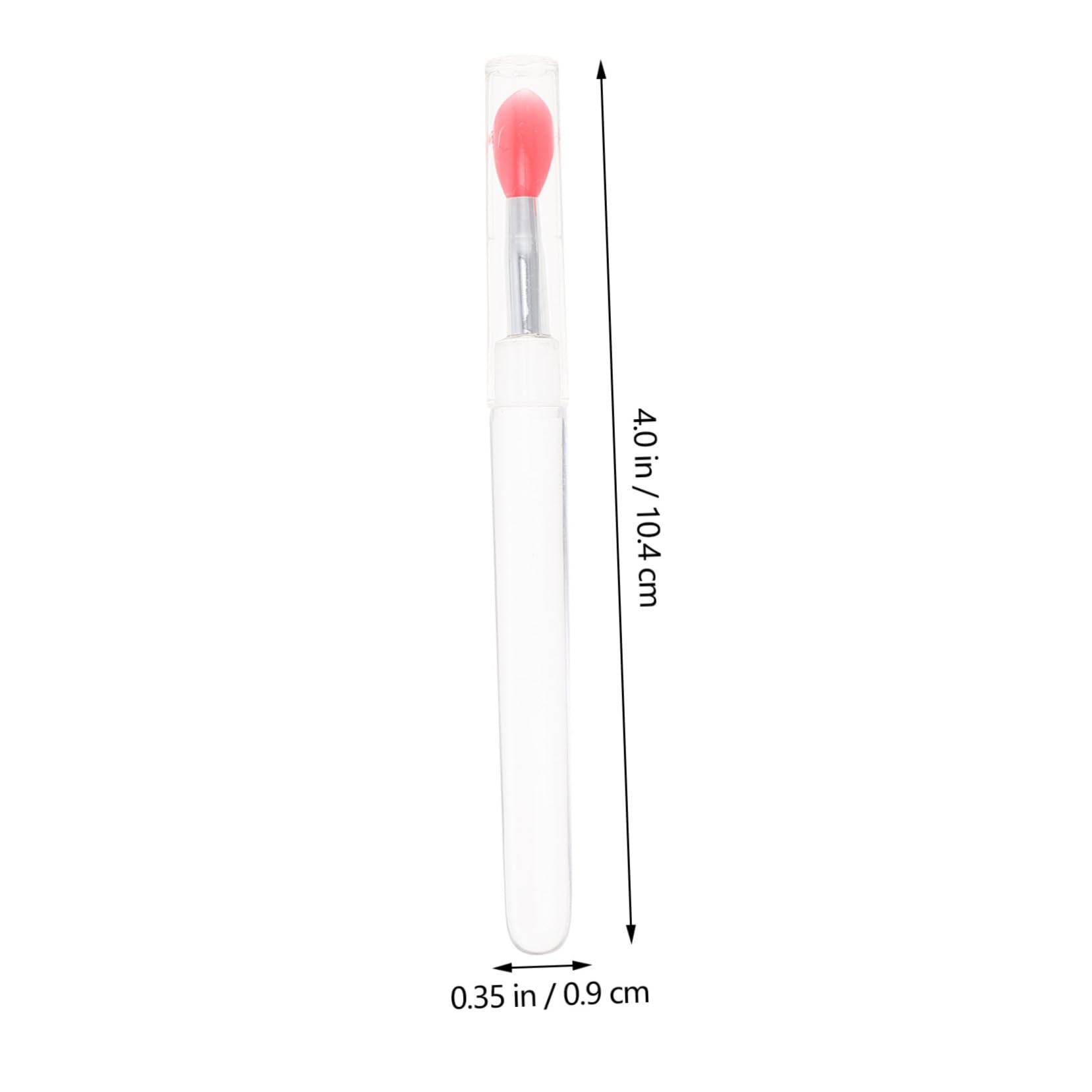 minkissy Silicone Lip Makeup Brush Applicator Set 6pcs Lip Brushes Cover Smooth Lip Makeup for Daily Use