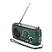 Produktbild Kurbel Radio Taschenlampe,Tragbare Notradio Solar Power Wiederaufladbare Handkurbel FM/AM Radio 3 LED Taschenlampe Notfall Sirene tragbare Handy Telefon Ladegerät Power Bank für Camping Reisen Wandern