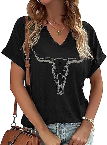 v neck tee shirts - black 24
