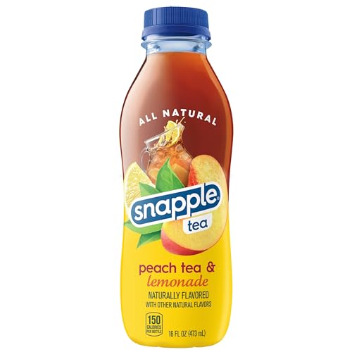 Snapple Peach Tea Lemonade, 16 fl oz, Pack of 12 - Thumbnail 7