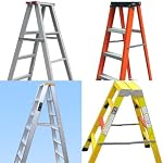 Quick Release Ladder Hinge Attachment Folding Ladder Limitor Connector Step Ladders Parts 22 Inch 2Pcs Repair Folding Brackets | Fit for Ladder of 8.2 Ft to 9.84 Ft in Height, Restore Stability, Anti Wobble, with Screws for Quick Ladder Repair