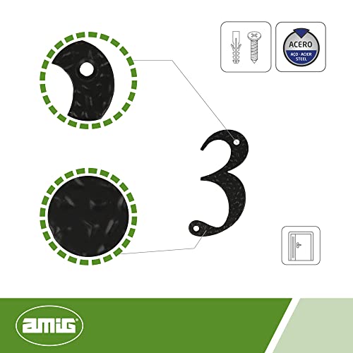 Amig, Number for Houses or Gates, No. 3-100 x 65 mm, for Exterior Walls or Walls of Homes - Image 2