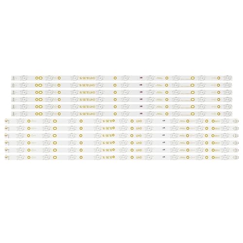 Tira de LED for iluminación Trasera de 12 Uds Compatible for VIZIO 70 "TV S700DUA LFTRVRCT LFTRVRAS E465853 E70-E3 SE70 UHD V1_00 LB70006 V0 01 V1 00