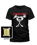 Winter CID Herren Pearl Jam-Stickman T-Shirt, schwarz, Large
