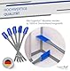KLASSIK (PLUS) FUGENFUX® 5er Set – Fugenglätter | Fugenabzieher mit Revolutionärer Zauber-Spitze für Extrem Enge Stellen | 5 optimierte Spezial-Fugenköpfe | Made in Germany | Für sämtliche Dichtstoffe
