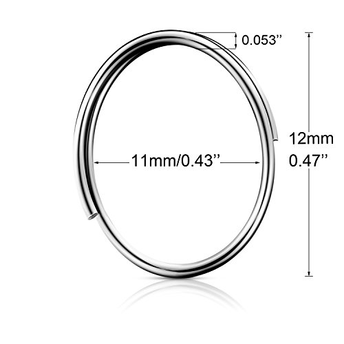 Fushing 100Pcs Stainless Split Rings, Crystal Chandeliers Connectors For Chandelier, Curtain,Suncatchers, Crystal Garland,Necklaces, Keys, Earrings, Jewelry Making And Craft Ideas(12Mm) #TOP1