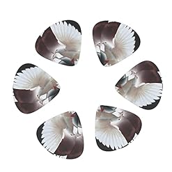 Flying Dove Lot de 3 médiators en celluloïd coloré pour guitare basse, amateurs de musique, joueurs de guitare, guitares électriques et acoustiques 0,46 mm, 0,71 mm, 0,96 mm - Les Beatles, Paul McCartney, John Lennon, RIngo Starr, George Harrison Flying Dove Lot de 3 médiators en celluloïd coloré pour guitare basse, amateurs de musique, joueurs de guitare, guitares électriques et acoustiques 0,46 mm, 0,71 mm, 0,96 mm – Image 2