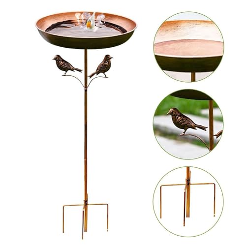 Mangeoire à oiseaux en métal résistant aux intempéries pour terrasse - 7