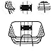 kowaku Bike Basket Sturdy Convenient, Storage, Wear Resistant Waterproof Replacement Frame Basket Metal for Cycling Repair
