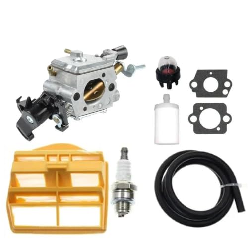 Carburateur tronçonneuse 450 445 C1M-EL37B avec filtre à air et essence 506450401
