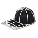 BallcapBuddy Hat Washer for Washing Machine, Cap Washer, Baseball Cap Washers, Baseball Hat Cleaner/Cleaning Protector (Silver (1-Pack))