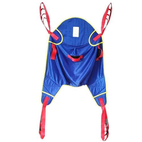 Arnés Elevación Paciente Cuerpo Completo, Grúa Paciente, Eslinga Elevación con para Paciente Y Minusválido, para Posicionamiento Y Elevación La Cama,Carga MáXima 230 Kg Large