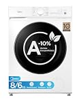 Midea – Midea Waschtrockner 8/6 kg EEK A-10% BLDC Inverter Motor wei