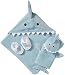Baby Aspen Four-Piece Gift Set, Let The Fin Begin, Blue