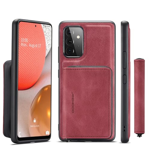 Coque en cuir magnétique détachable de luxe pour Samsung Galaxy A52 5G
