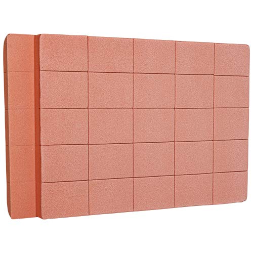 Americanails Mini Orange Buffers - (180/240 Grit) - Professional Salon Quality Buffing Blocks For Nails - Buff Nails Prior To Application Of Polish, Gel Polish, Gel, Acrylic, Double-Sided, 50 Ct #TOP1