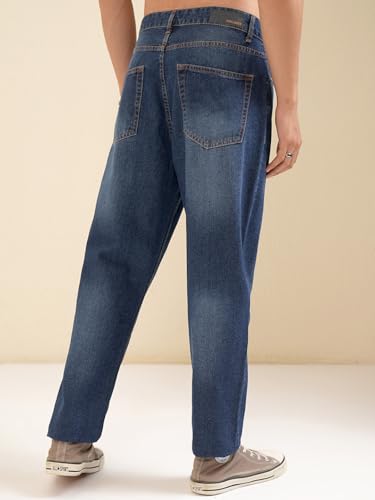 Image of Highlander Men's Jeans | Dad Fit | 100% Cotton | Classic & Comfortable Denim for Everyday Casual Wear