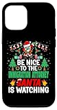 Hülle für iPhone 14 Be Nice to the Immigration Attorney Santa Law Christmas