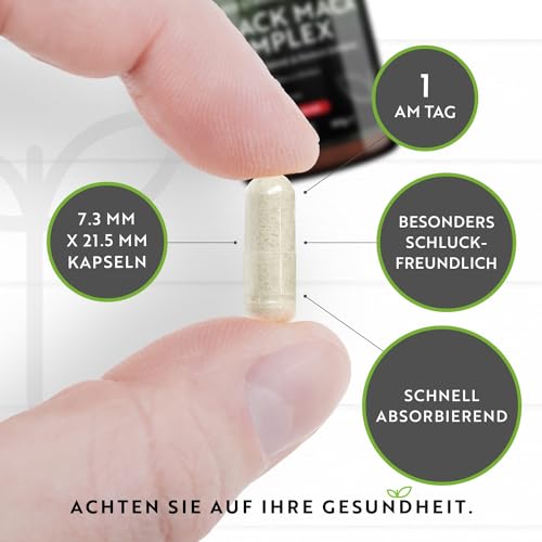 Maca Kapseln Nutravita hochdosiert vegan 180 Stück
