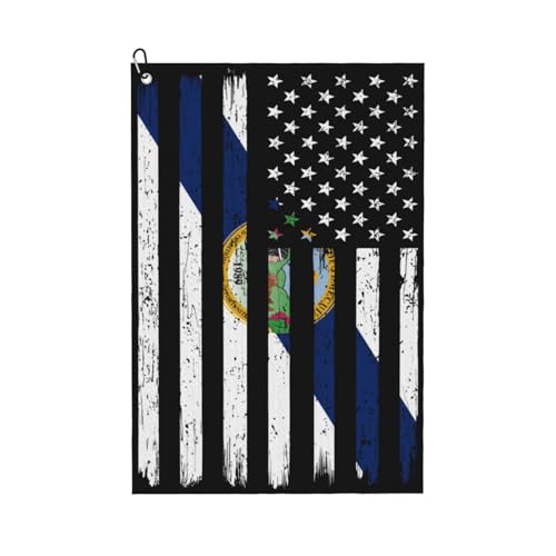 BASRETY Temecula Golf Towel with Carabiner 24