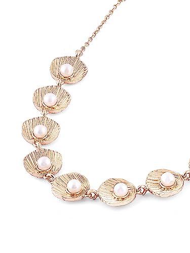 Contemporary Classy Pearl Shell Necklace For Women