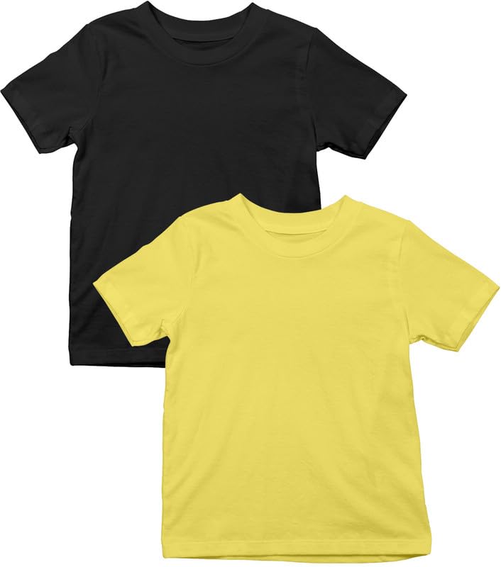 Image of XENOVAURBAN Kids Unisex Combo Round Neck Cotton T-Shirt - P