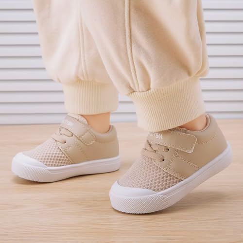 Image of BMCiTYBM Baby Sneakers Girls Boys Lightweight Breathable Mesh First Walkers Shoes 6-24 Months