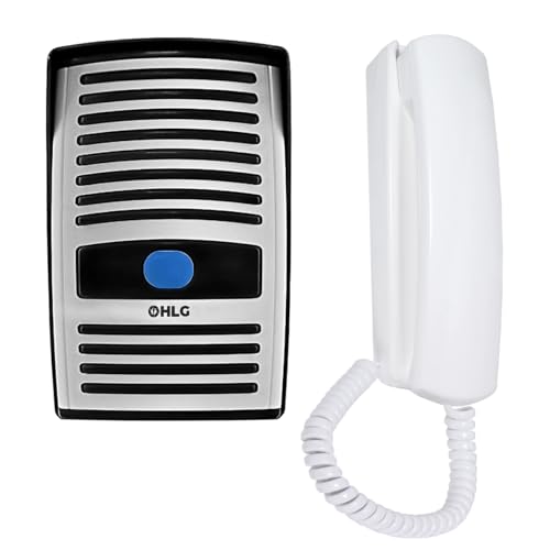 Porteiro Eletrônico Interfone Residencial, Abre Fechadura Elétrica, Resistente a Sol e Chuva, 110V/220V
