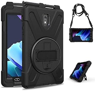 for Samsung Galaxy Tab Active 3 T570/T575 Case,Three-in-one Shatter-Resistant Shell, Drop-Proof, Dust-Proof, Shock-Proof,360 Degree Rotating Multi-Function Grip Bracket