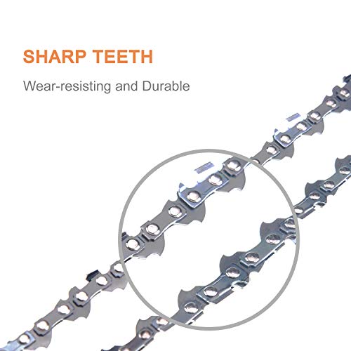 SUNGATOR 3-Pack 18 Inch Chainsaw Chain SG-S62, 3/8