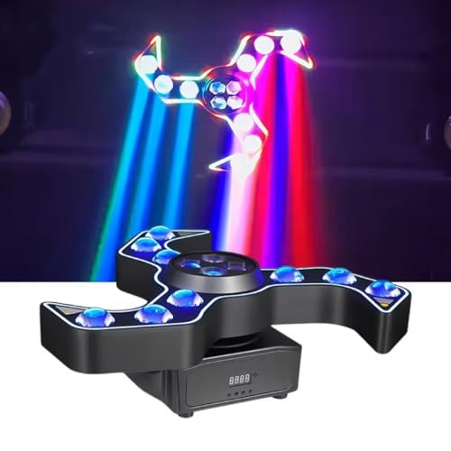 Moving Head LED,150W RGBW Bühnenlicht rotation mit DMX512,Discoli...