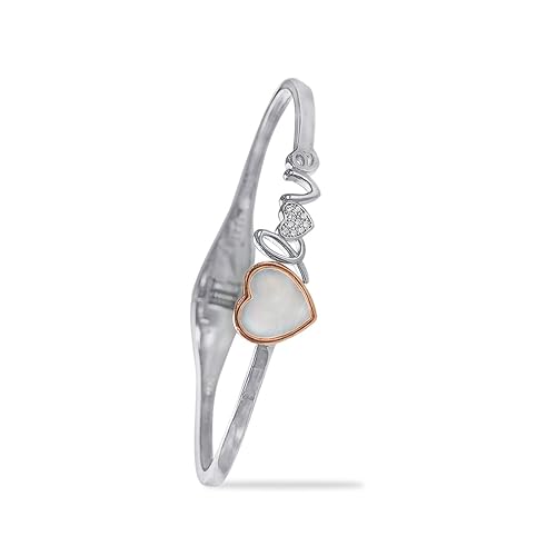 925 Sterling Silver Love Bangle For Women