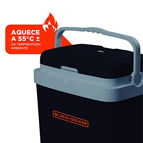 BLACK+DECKER Mini Geladeira de 33L 12V Cinza BDC33L