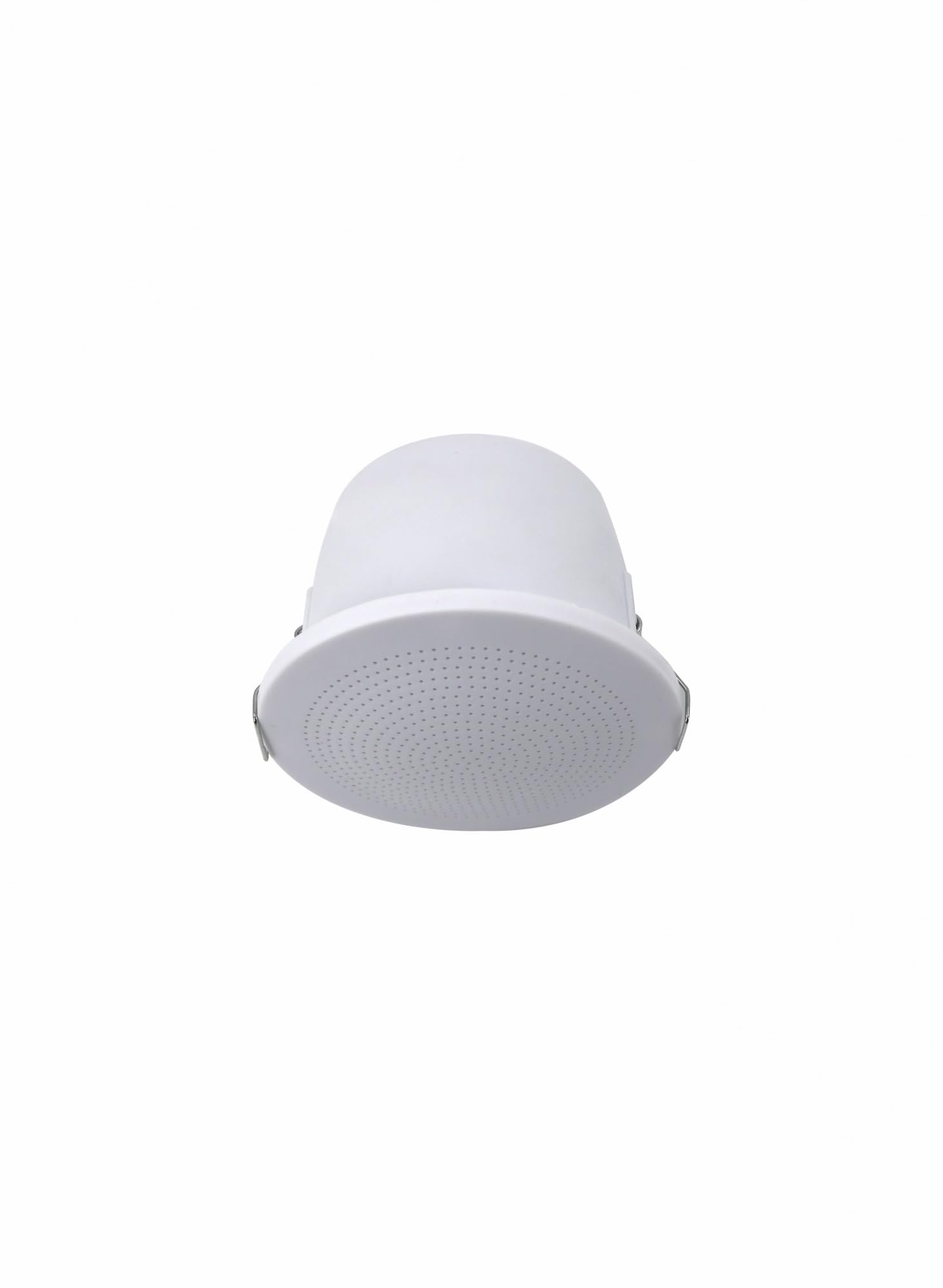 CMX Audio Ceiling Speaker with 100V/70V Transformer, 6W/3W Rated Output, 5-Inch Dual Cone Unit, ABS Back Box, Fireproof Frameless Commercial Speaker for PA/VA Systems (Retro)